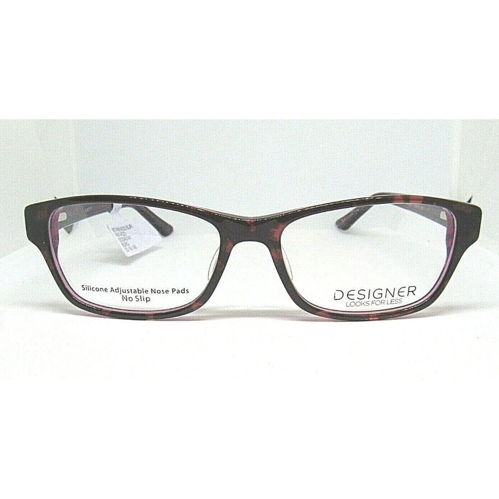 Designer Looks For less Eyeglasses Frames WT-FM14023 Burgundy 53-16-140